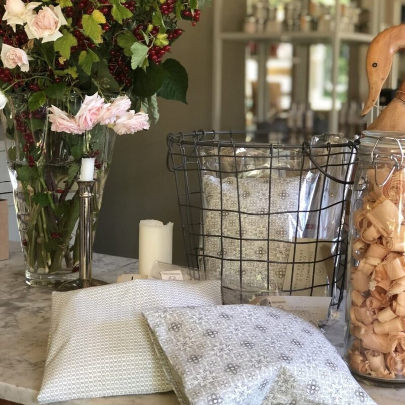 Cuscino profumato con cirmolo e lavanda