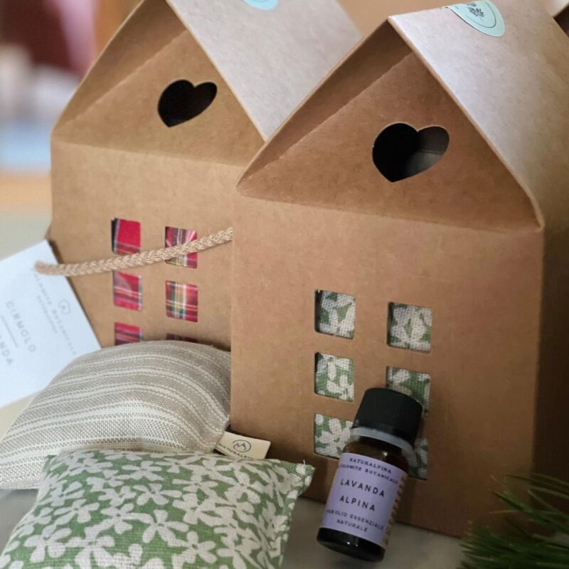 Set casette - Cuscinetti profumati cirmolo e lavanda con ricarica