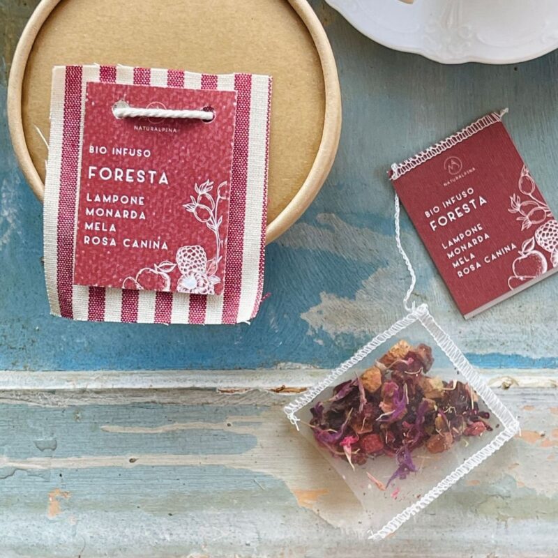 Happy earl grey "Foresta" - Mele, lamponi e monarda