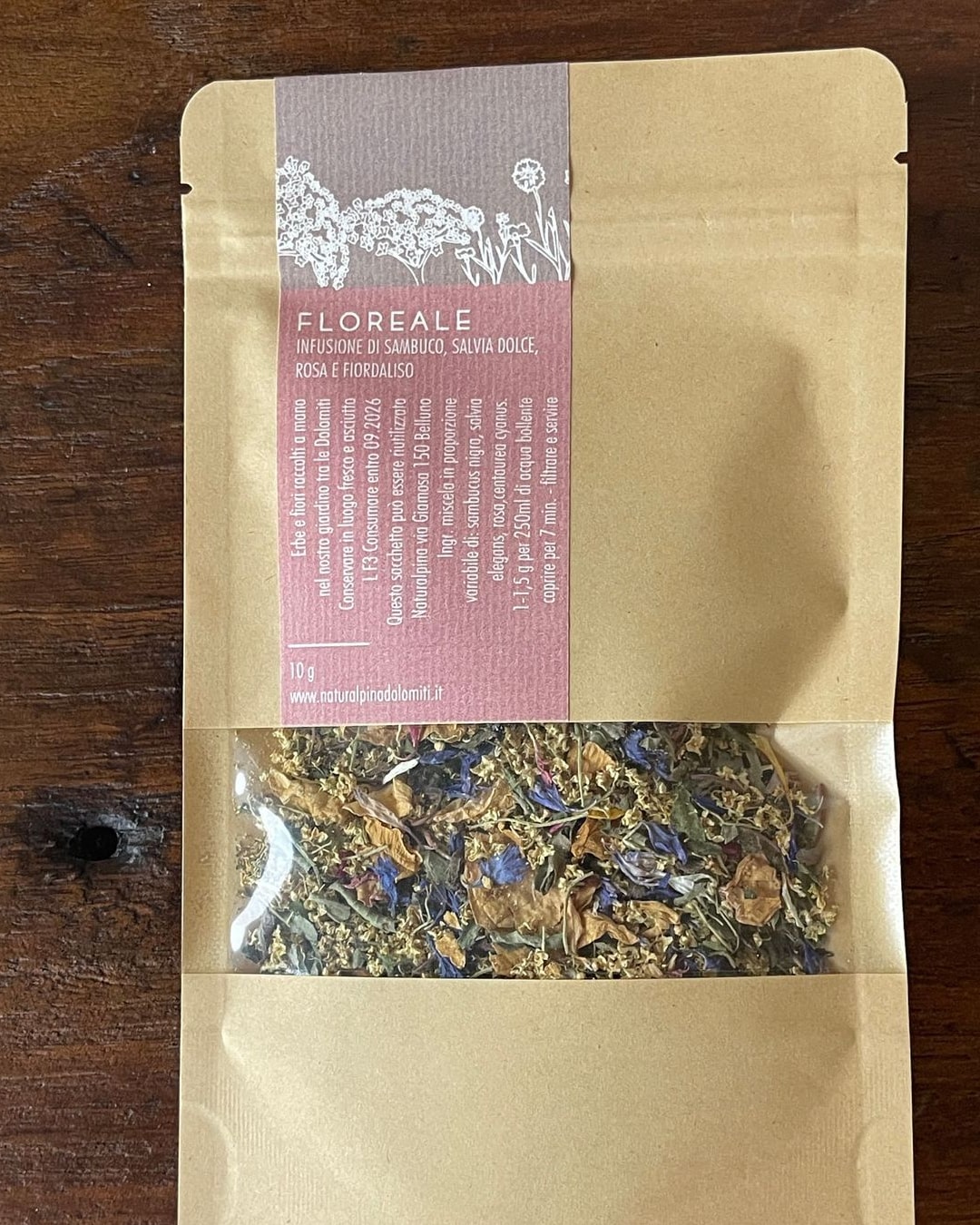 Infuso floreale in astuccio