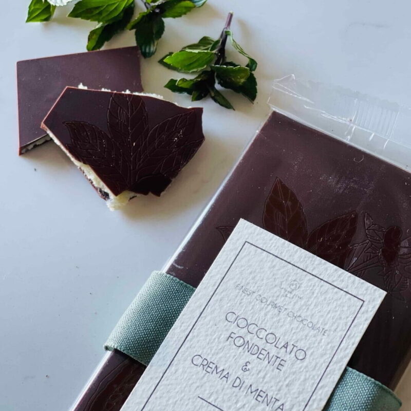 Cioccolato con crema di menta